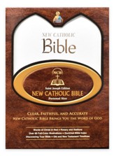 St. Joseph New Catholic Bible (NCB), Personal Size, White Imitation Leather