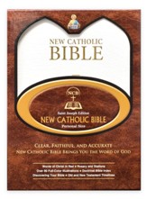 St. Joseph New Catholic Bible, Personal-Size, Bonded  Leather White