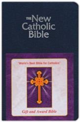 New Catholic Bible Gift & Award Bible Blue