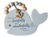 Fearfully and Wonderfully Made, Whale Door Hanger with Beads