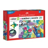 Color by Numbers Puzzle - Jungle Animals