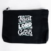 Trust in the Lord, Cosmetic Bag, Black