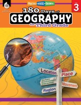 180 Days of Geography for Third Grade: Practice, Assess, Diagnose - PDF Download [Download]