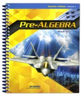 Pre-Algebra Teacher Edition Volume 1 (Revised)