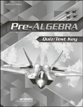 Pre-Algebra Quiz and Test Book Key  (Revised)  Fourth Edition
