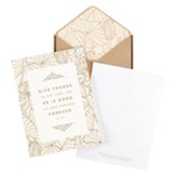 Give Thanks Notepad And Envelope Set