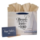 Blessed Father's Day Gift Bag With Card, Large