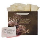 Everything Through Christ Gift Bag With Card, Large