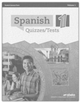 Spanish 1 Quiz and Test Book Volume  1 (New)