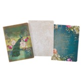 Blessed (Peacock), Set of 3 Notebooks
