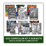 ACE PACEs Grade 4 6-Subject PACEs &  Keys Curriculum Kit