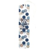 With God All Things Are Possible Bookmark with Tassel