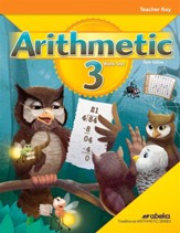 Abeka Arithmetic 3 Teacher Key, 6th Edition (2019 Revision)
