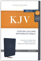 KJV Center-Column Reference Bible,  Comfort Print--hardcover