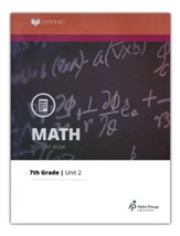Grade 7 Math LIFEPAC 2: Fractions (Updated Edition)