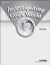 Investigating God's World (Grade 5) Test Book  (Unbound Edition)