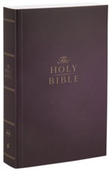NKJV Compact Paragraph-Style Reference Bible, Comfort Print--paperback, purple