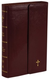 NKJV Compact Paragraph-Style  Reference Bible, Comfort Print--soft leather-look, burgundy