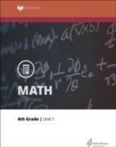 Math Grade 6 LIFEPAC 1: Whole  Numbers and Algebra (2015 Updated Veersion )