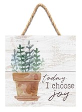 Today I Choose Joy Jute Hanging Decor