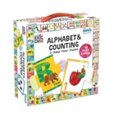 Eric Carle Alphabet and Counting 2-Sided Floor Puzzle, 26 Pieces