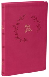 NKJV Value Ultra Thinline Bible, Comfort Print--soft leather-look, pink