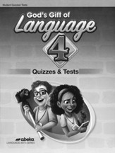 God's Gift of Language Grade 4 Quizzes & Tests Book (4th Edition; Unbound)