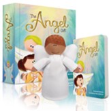 Wisdom Keepsake Angel Gift Box Set, Tan Skin Boy