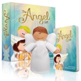 Courage Keepsake Angel Gift Box Set, Brown Hair Boy