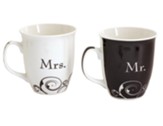 Mr. & Mrs. Mug Set, Marriage Takes Three