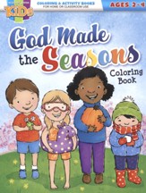 God Made the Seasons (NIV) Coloring Activity Books | General-2-4