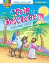 A Trip to Bethlehem (KJV) Coloring & Activity Book Ages 5-7