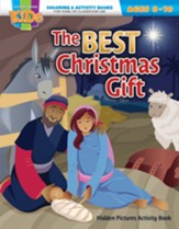 The Best Christmas Gift Hidden Pictures Coloring Activity Book (ages 8-10)