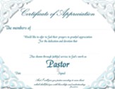 Appreciation Certificate-Pastor - PDF Download [Download]