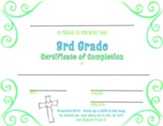 Christian 3rd Grade Completion Certificate - PDF Download [Download]