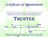 Certificate of Appointment-Trustee - PDF Download [Download]