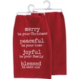 Merry Be Your Christmas, Kitchen Towel