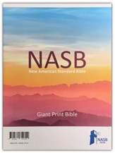 NASB 2020 Giant-Print Text Bible--genuine leather, black