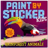 Paint by Sticker: Rainforest Animals