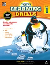 Daily Learning Drills, Grade 1 - PDF Download [Download]