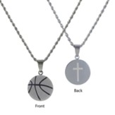 Basketball Necklace for Her, Stainless Steel