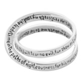 Psalm 23 Double Mobius Ring, Size 6