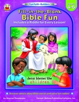 Fill-in-the-Blank Bible Fun, Grades 4 - 6: Includes a Riddle for Every Lesson! - PDF Download [Download]