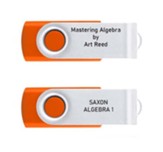 Mastering Algebra John Saxon's Way: Algebra 1, 3rd Edition on USB Drive