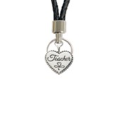 Teacher Heart Keychain