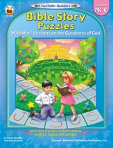 Bible Story Puzzles, Grades PK - K: With Mini-Lessons on the Goodness of God - PDF Download [Download]