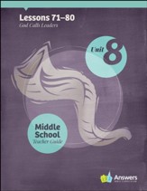Answers Bible Curriculum Middle School Unit 8 Teacher Guide (2nd Edition)