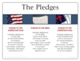 3-in-1 Pledges Laminated Wall Chart