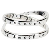 Psalms 23:6 Double Mobius Ring, Size 7