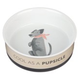 Cool As A Pupsicle Ceramic Bowl, Large
